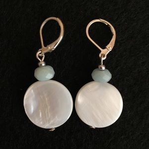 Beaded dangle earrings